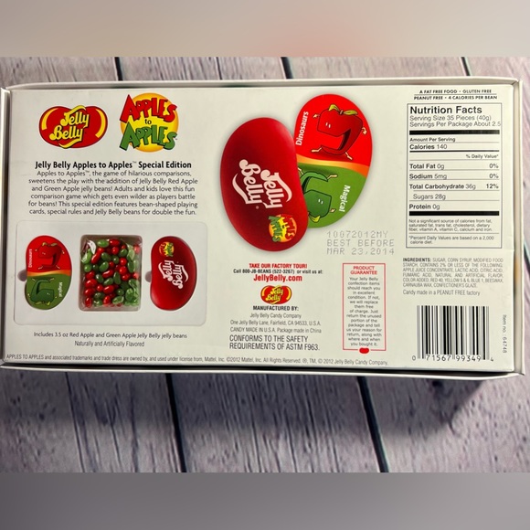 NEW Apples to Apples (JellyBelly Special Edition) Card Game w/ JellyBellys. - Picture 9 of 13